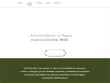 Tablet Screenshot of iniciativagaia.com.br